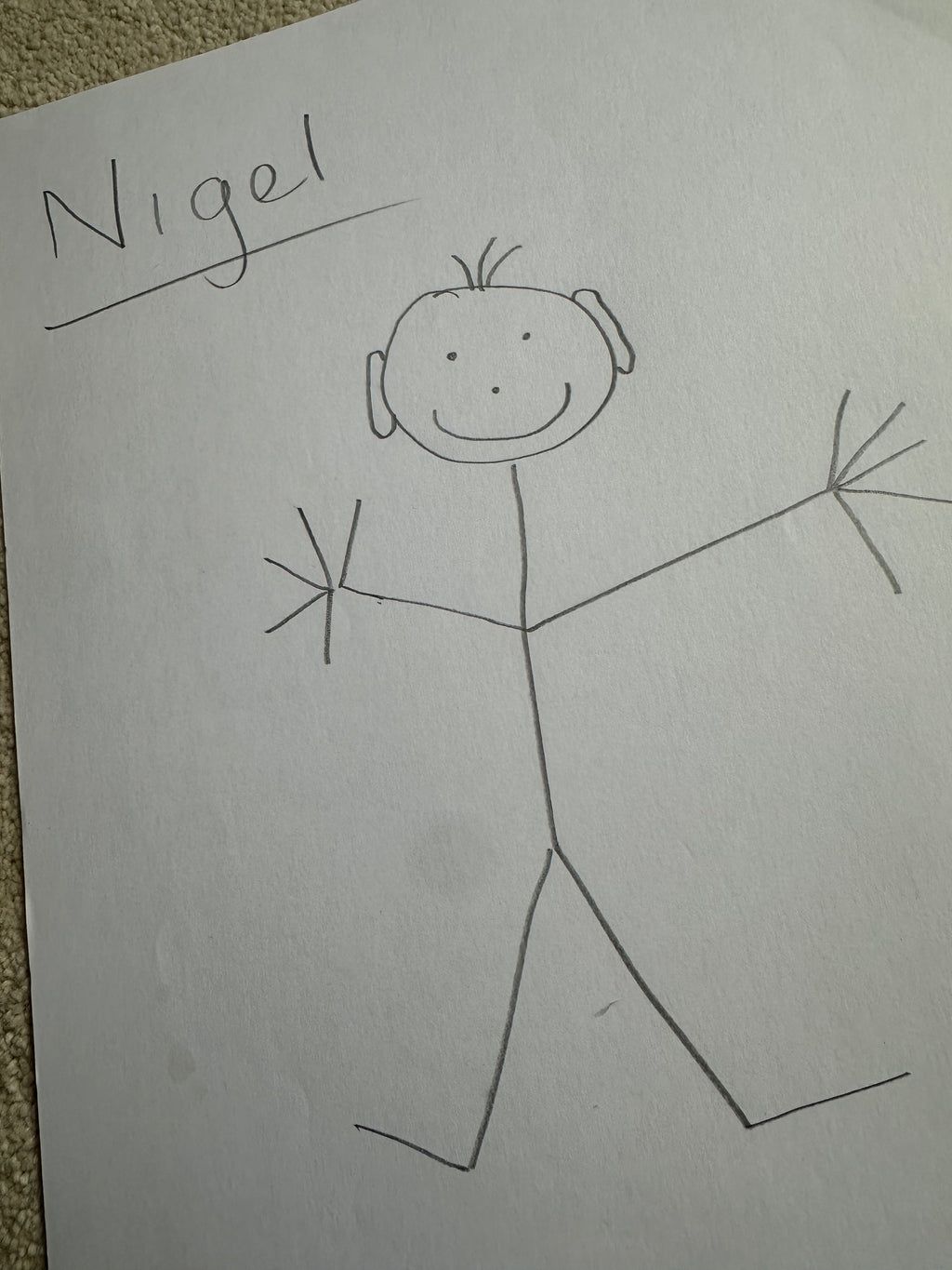 Nigel - Original Pencil Drawing, 1 of 1